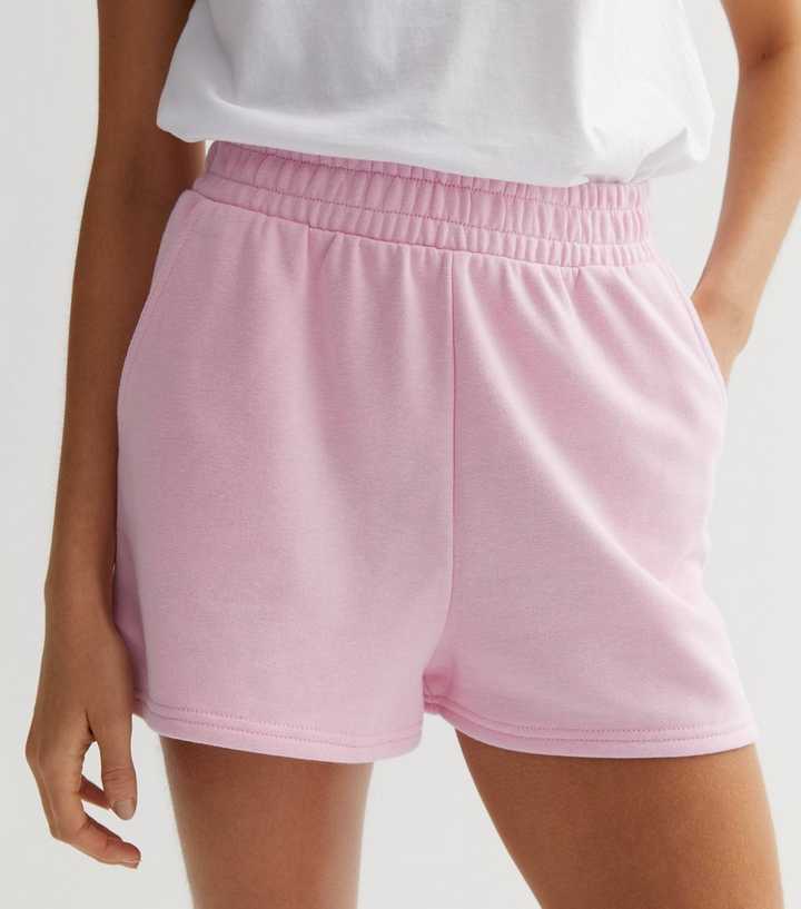 Mid Pink Jogger Shorts