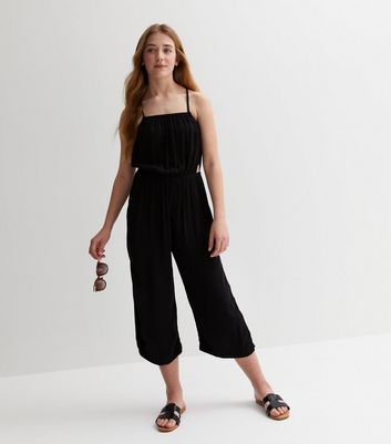 Black deals beach jumpsuit