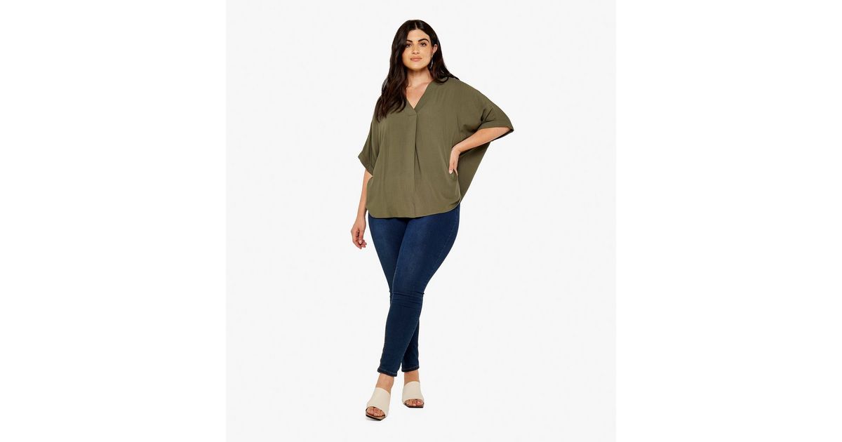 Matte Apricot V-Neck Knitted Top