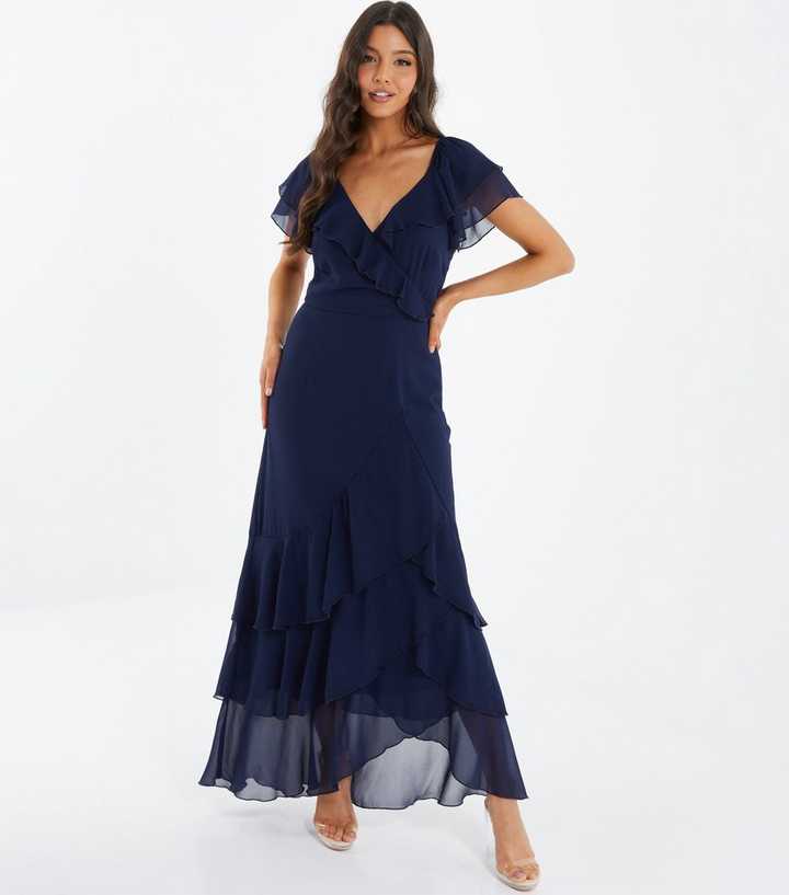 quiz navy dress maxi