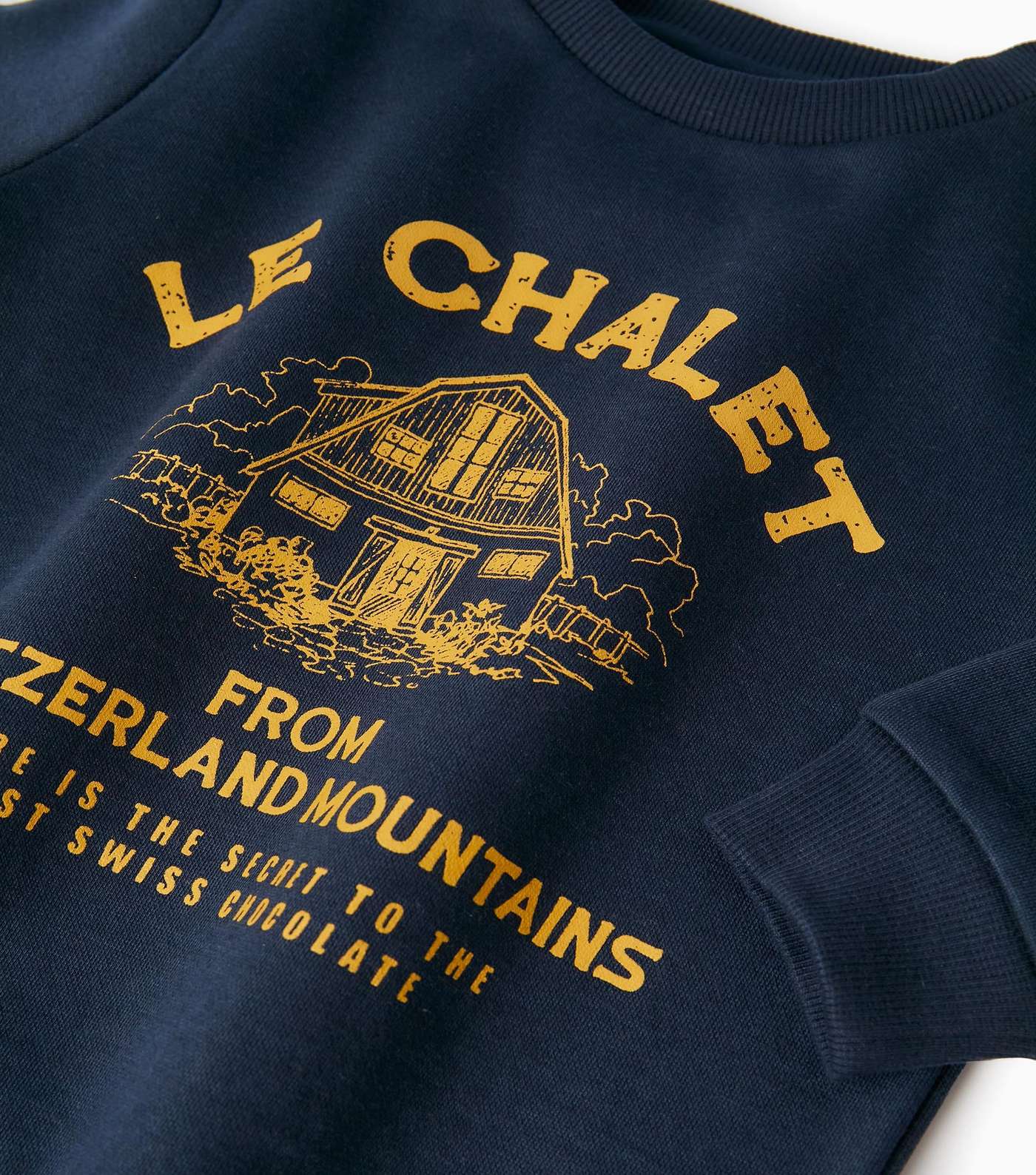 Zippy Navy Le Chalet Logo Sweatshirt Image 3