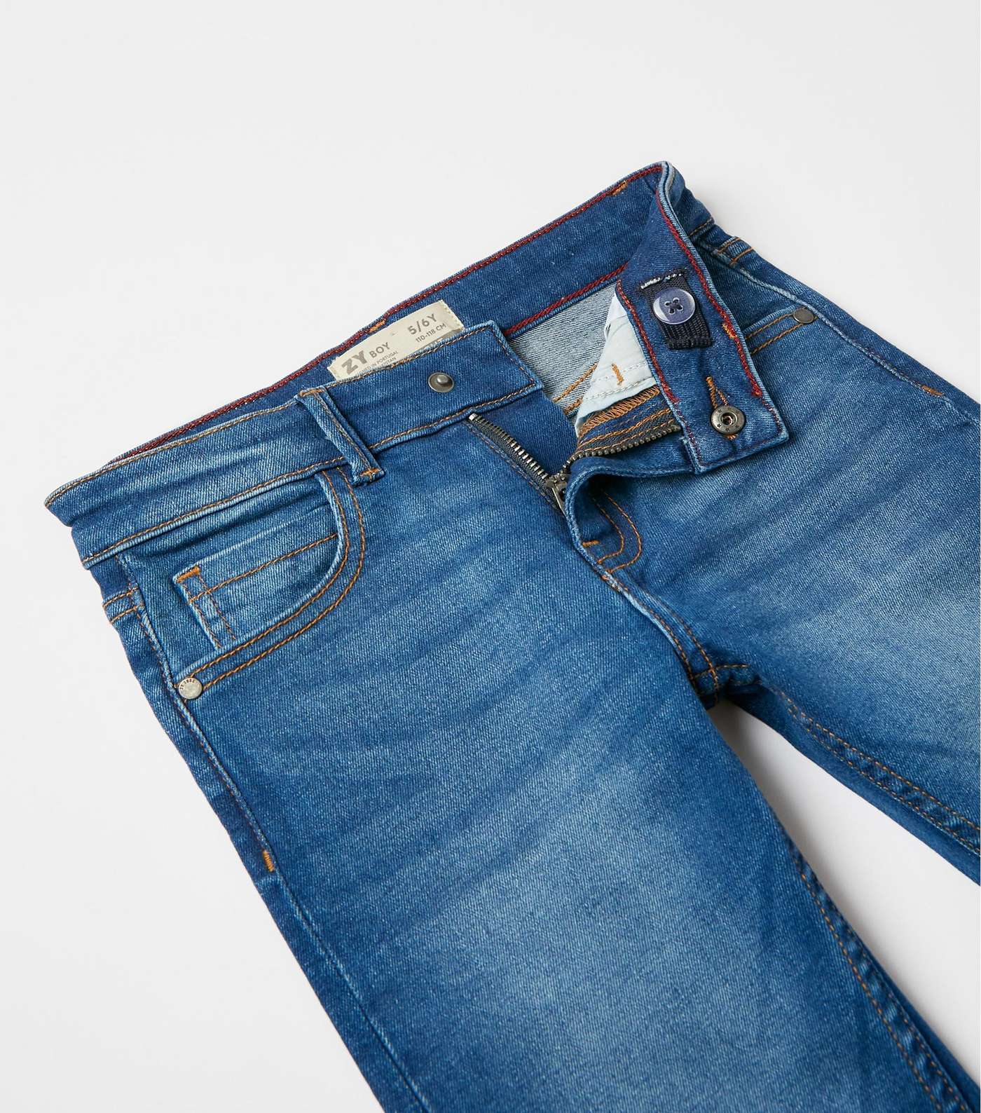 Zippy Blue Straight Leg Jeans Image 3