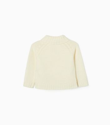 Zippy White Chunky Cable Knit Jumper New Look