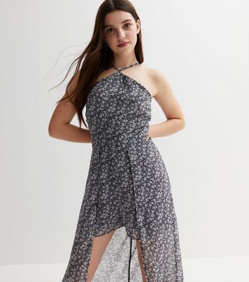 Girls black outlet maxi dress