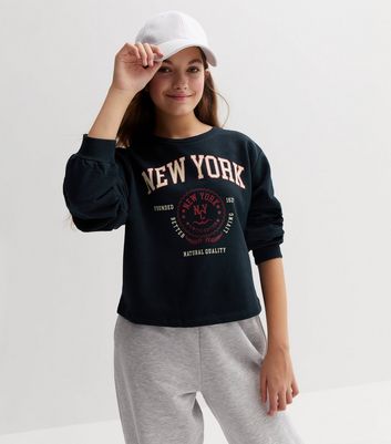 Girls discount navy sweatshirt