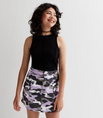 Camouflage skirt new sales look