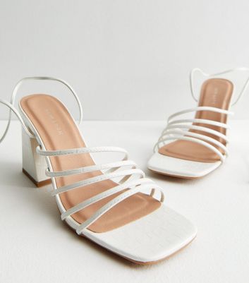 Strappy ankle tie on sale sandals