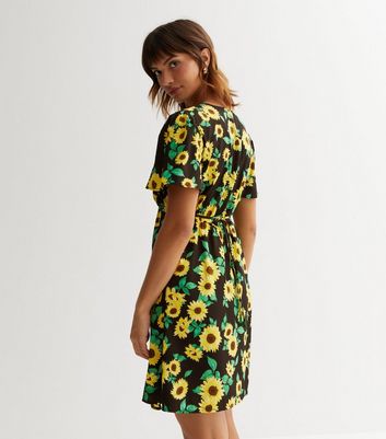 sunflower tea dress