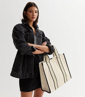 Structured canvas 2025 tote bag