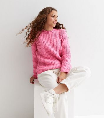 New look cable knit clearance jumper