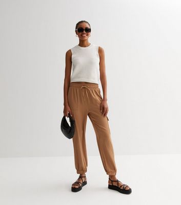Corduroy trousers - Light brown - Ladies | H&M IN