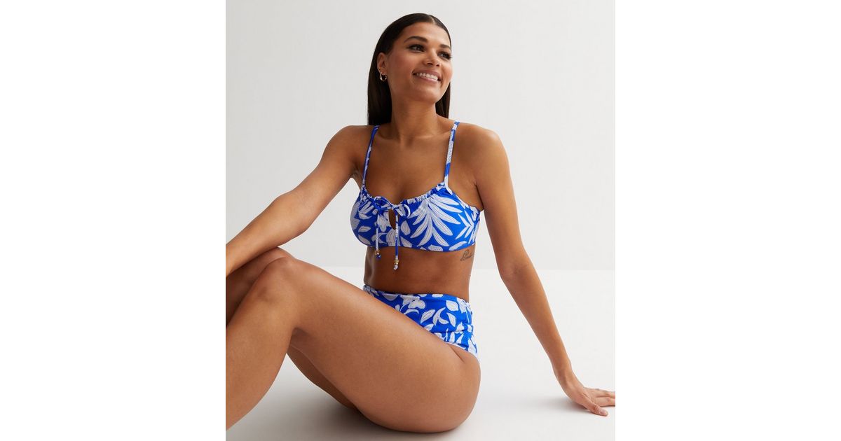 tie front bikini top