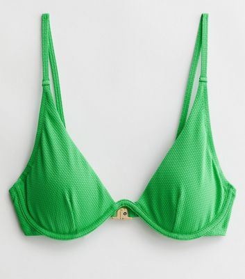 Hollister green bikini