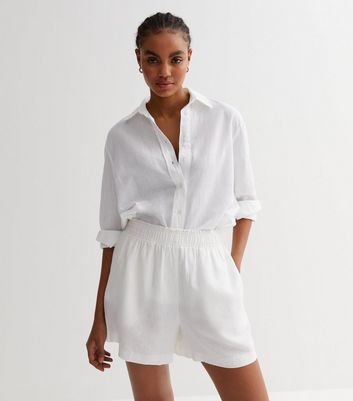 Linen dress outlet shorts