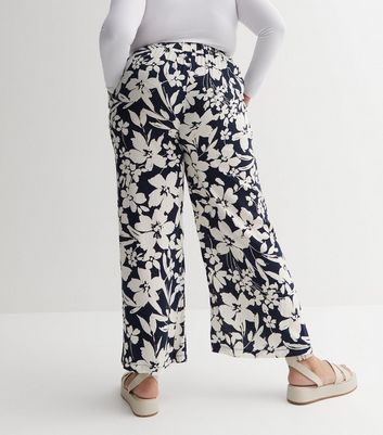 Wildflower Palazzo Pant – Sea Floral – Sea Level US