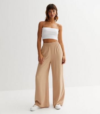 Stone wide sale leg trousers