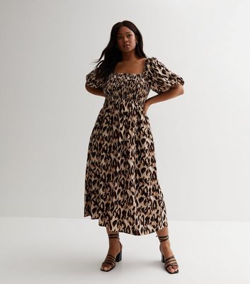 Midi 2024 cheetah dress