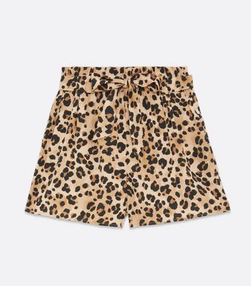 High waisted hot sale cheetah shorts