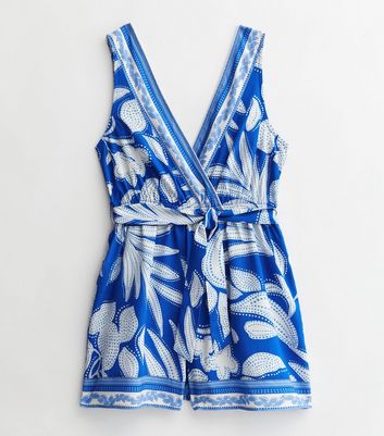 New look cheap blue playsuit