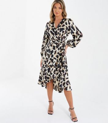 Animal wrap clearance dress