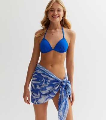 Blue Tropical Beach Sarong