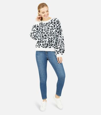 Leopard print jumper h&m sales