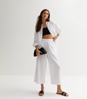 Buy Tubination Capri Pant Girls Cotton Hosiery White Capri Pants Size XL at  Amazonin