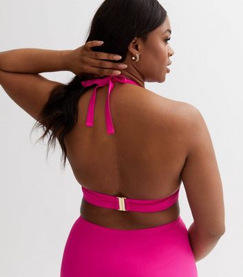 Plus size best sale pink bikini