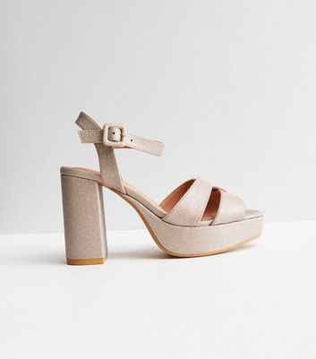 Nude sandals sales new look