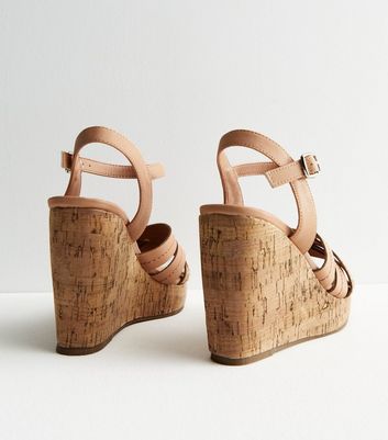 Cork sole sale wedge sandals