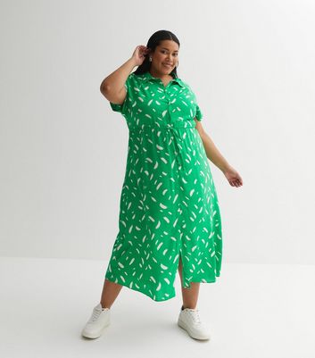 Monki midi outlet shirt dress