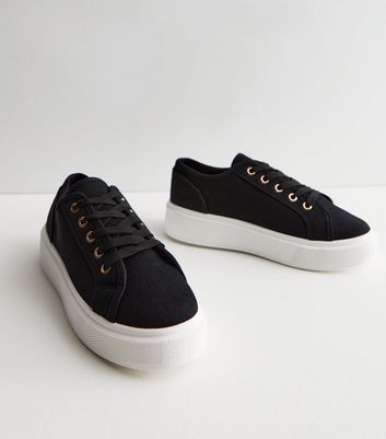 Chunky trainers store black