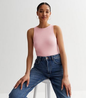 New look store pink bodysuit