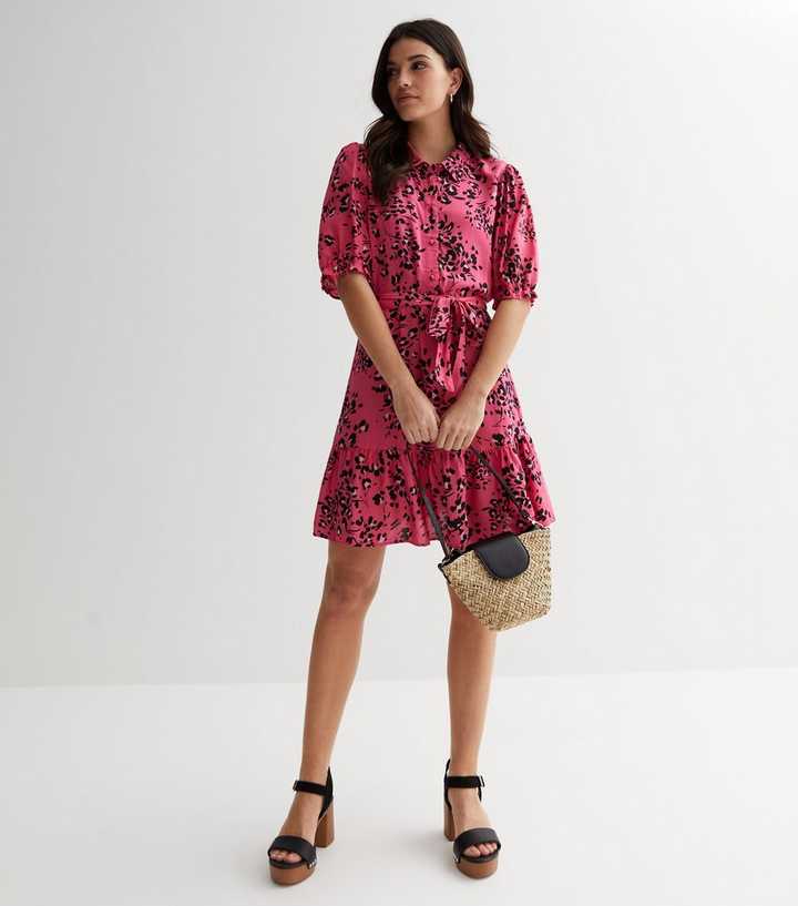 Leopard Print Shirt Oasis Red Animal Shirt Dress Oasis Leopard