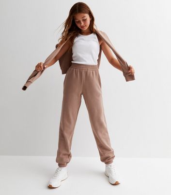 Girls joggers new discount look