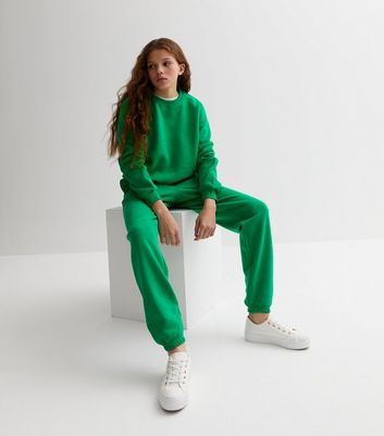 Ladies 2025 green joggers