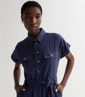 New look utility 2024 button through jumpsuit