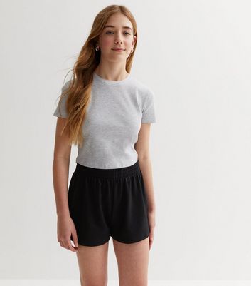 High waisted jogger discount shorts