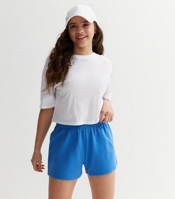 Girls royal deals blue shorts