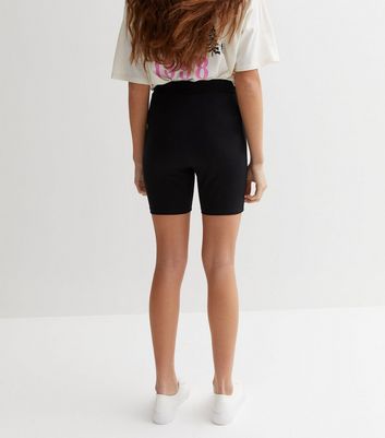 Girls black cycling on sale shorts