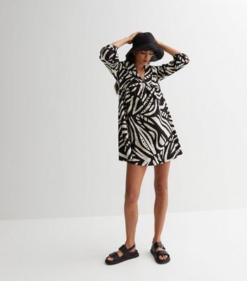 Missguided zebra print outlet dress