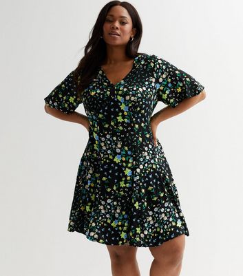 Black mini deals tea dress