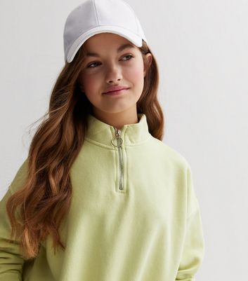 Half zip 2024 sweatshirt girls