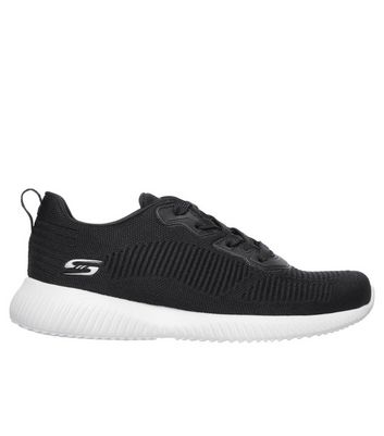 Skechers black 2025 sole shoes