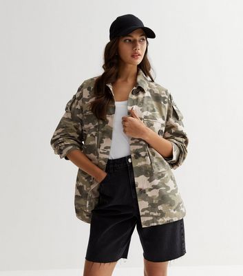 Camo jacket deals new look