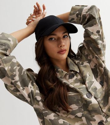 Camouflage hot sale oversized jacket