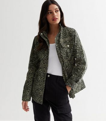 Grey animal hotsell print jacket