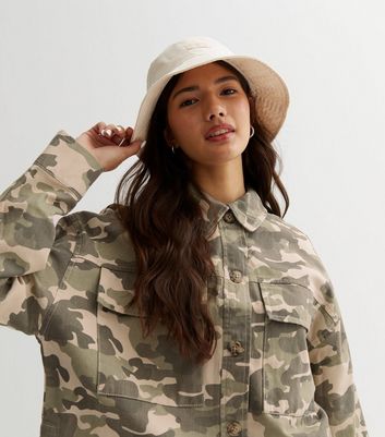 Camo shacket outlet women's