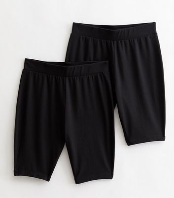 New look black online cycling shorts