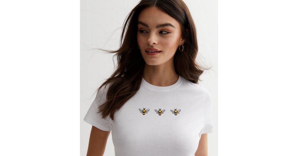 Bees T-Shirt - Offwhite